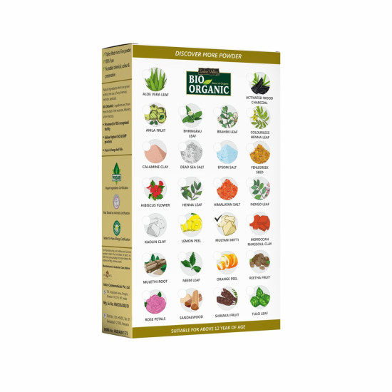 INDUS VALLEY Bio Organic Multani Mitti Powder - Pure Fuller's Earth