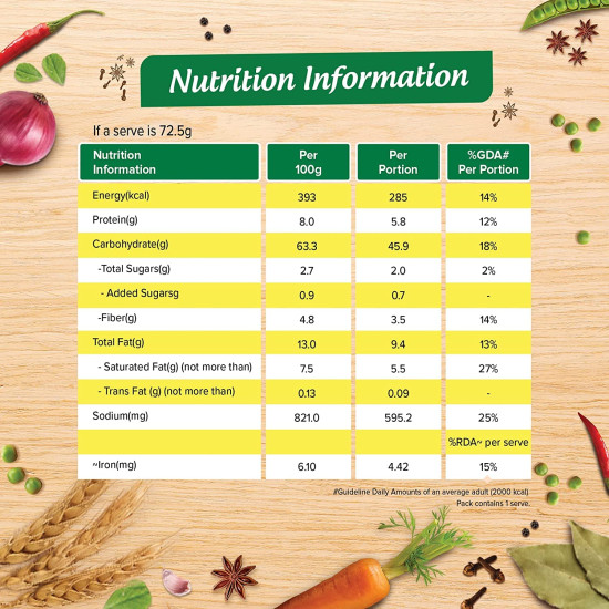 Maggi Nutri-Licious Masala Veg Atta Noodles - Healthy Instant Delight