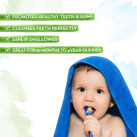 Mamaearth 100% Natural Berry Blast Kids Toothpaste - Fluoride & SLS Free