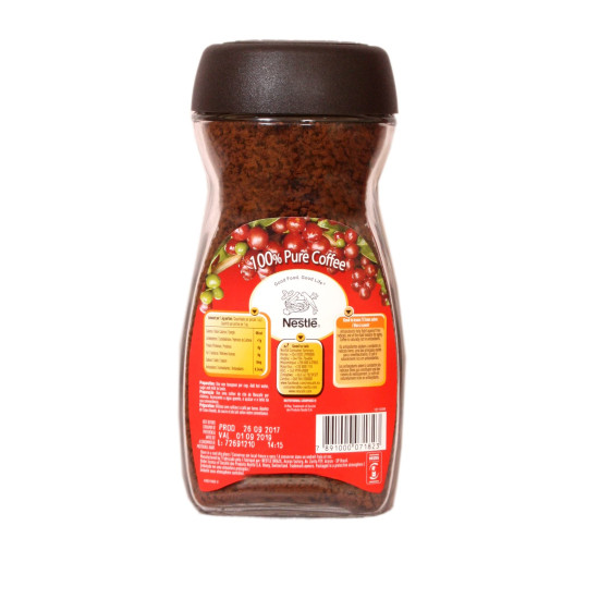 Nescafe Classic Pure Soluble Granule Coffee Jar, 200G - Rich Taste & Aroma