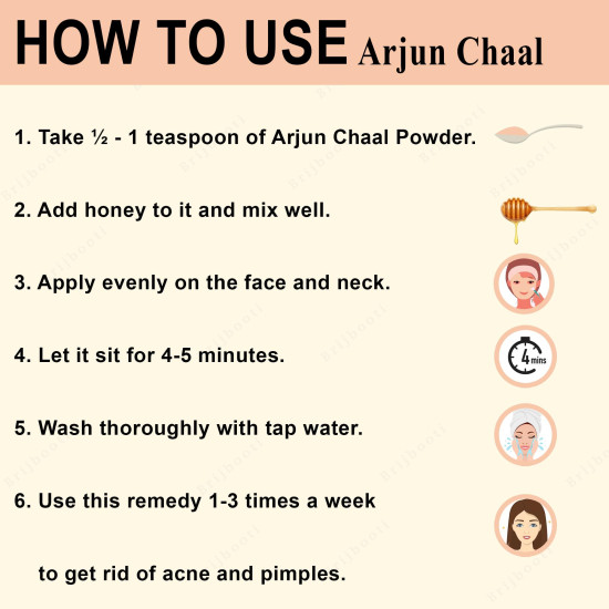 Birju Mahavir Arjun ki Chaal - Terminalia Arjuna 400 Gr - Natural Heart Health Support