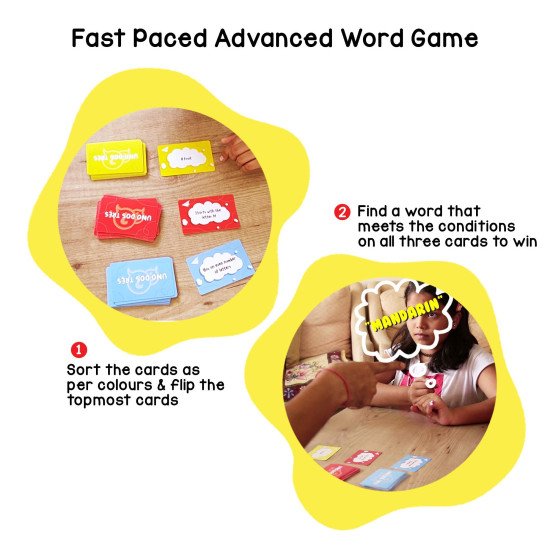 Toiing Uno Dos Tres - Quizzing Card Game for Kids & Families
