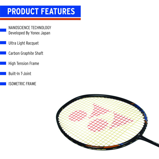 Yonex Nanoray Light 18i Graphite Badminton Racquet - Ultra-Light & High Tension