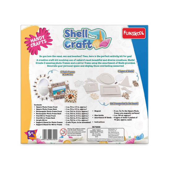 Funskool Handycrafts - Shell Craft DIY Kit for Kids