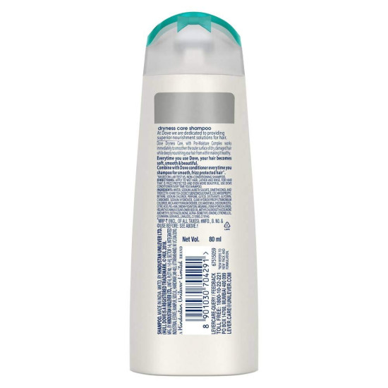 Dove Hair Therapy Dryness Care 80 ml - Deep Nourishment for Dry Hair