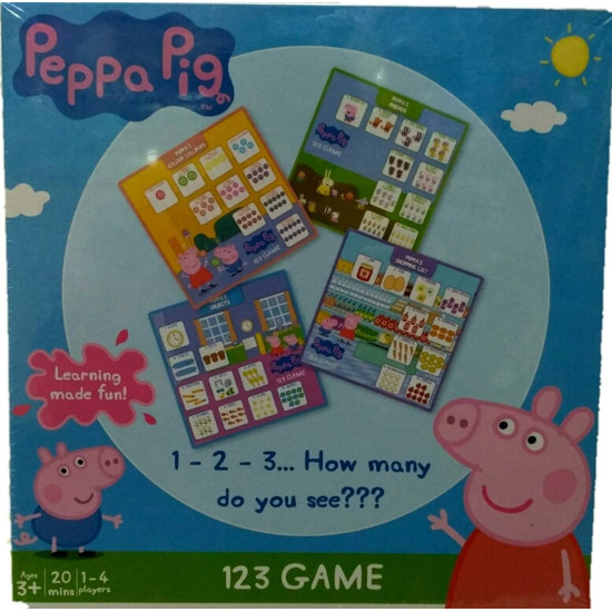 Funskool Peppa Pig 123 Game - Enhance Counting & Matching Skills