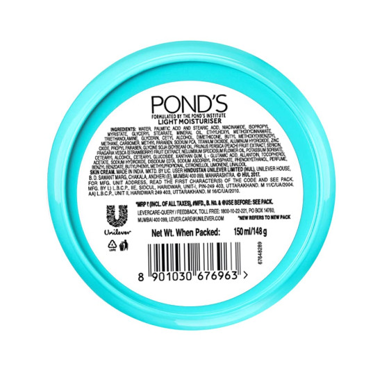 POND'S Light Moisturiser - Non-Oily with Vitamin E for Soft Skin