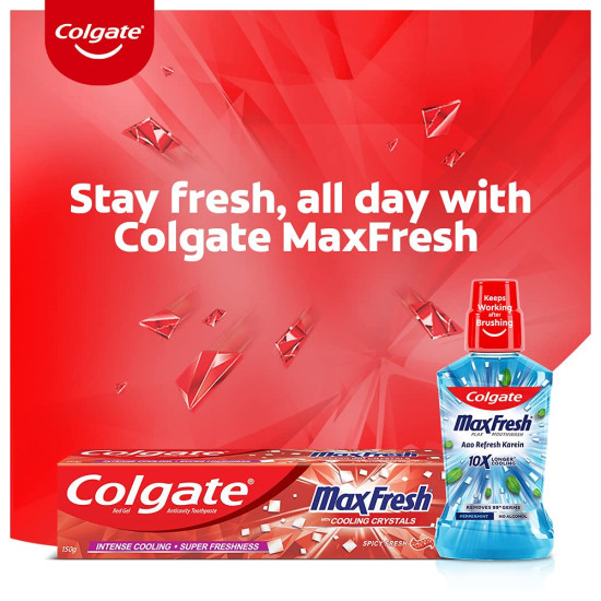 Colgate Maxfresh Toothpaste - Intense Cooling Red Gel
