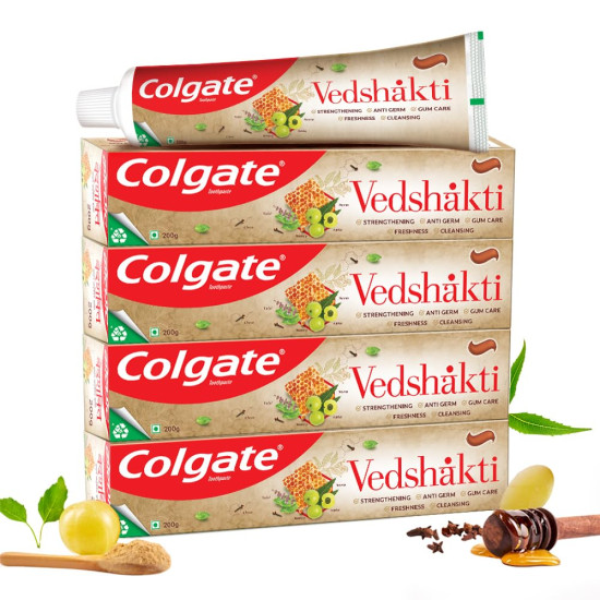 Colgate Vedshakti Toothpaste - Anti-Bacterial Paste for Whole Mouth Health