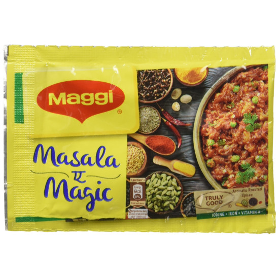 Maggi Masala Ae Magic, 6.5G (Pack Of 48) - Fortified Flavor Enhancer