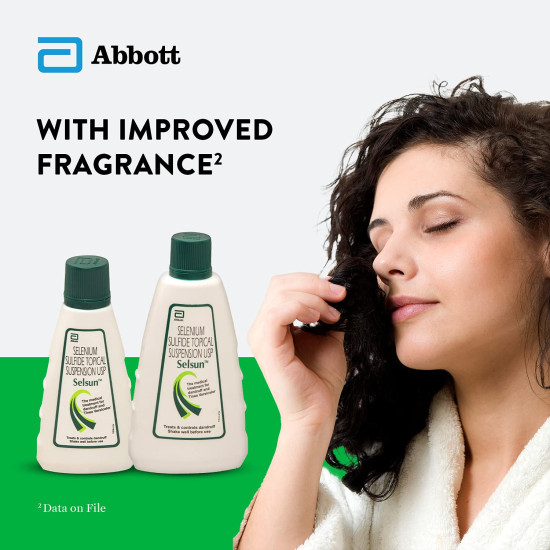 Abbott Selsun Suspension Anti Dandruff Shampoo - Dual-Action Relief