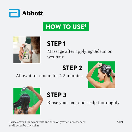 Abbott Selsun Suspension Anti Dandruff Shampoo - Dual-Action Relief