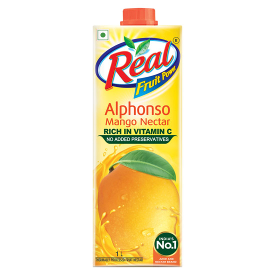 DABUR Real Alphonso Mango Fruit Juice - Rich in Vitamin C