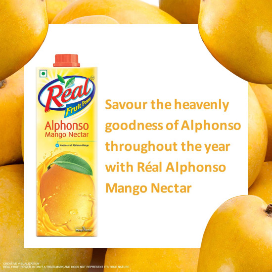 DABUR Real Alphonso Mango Fruit Juice - Rich in Vitamin C
