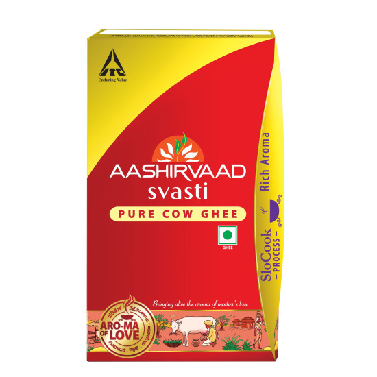 Aashirvaad Svasti Pure Cow Ghee - Desi Ghee with Rich Aroma