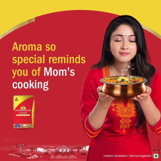 Aashirvaad Svasti Pure Cow Ghee - Desi Ghee with Rich Aroma