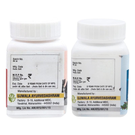 Ujwala Ayurvedashram Pymol+Livcon Capsule - Fast Relief for Piles & Fissures