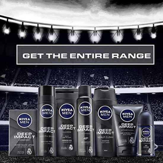 NIVEA MEN Deep Impact Freshness Deodorant Roll-on - Long-lasting Freshness