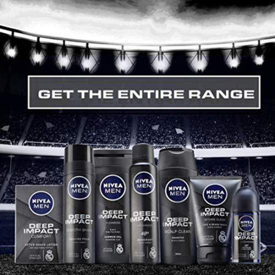 NIVEA MEN Deep Impact Freshness Deodorant Roll-on - Long-lasting Freshness