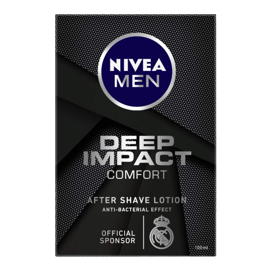 NIVEA MEN Shaving, Deep Impact Comfort After Shave Lotion - Antibacterial Formula