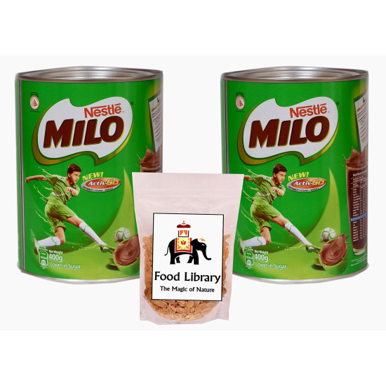 Nestle Milo Active Go Tin, 400g (Imported) - Energizing Drink with Golden Raisins