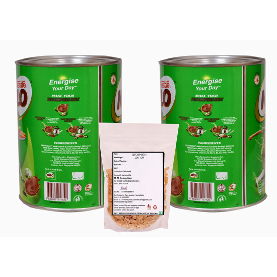 Nestle Milo Active Go Tin, 400g (Imported) - Energizing Drink with Golden Raisins