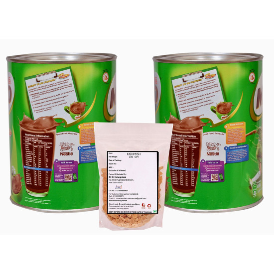 Nestle Milo Active Go Tin, 400g (Imported) - Energizing Drink with Golden Raisins