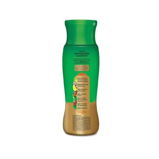 Dabur Vatika Enriched Coconut Hair Oil - Hair Fall Control Solution