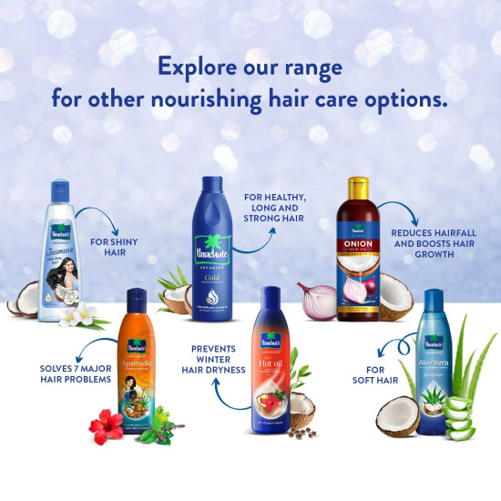 Parachute Advansed Jasmine Coconut Hair Oil - Nourishing & Non-Sticky