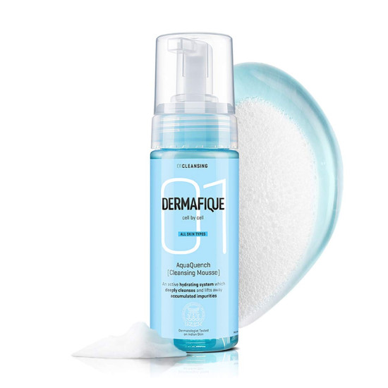Dermafique Aquaquench Cleansing Mousse - Deep Cleansing & Hydration for Dry Skin Dermafique Aquaquench Cleansing Mousse - Deep Cleansing & Hydration for Dry Skin
