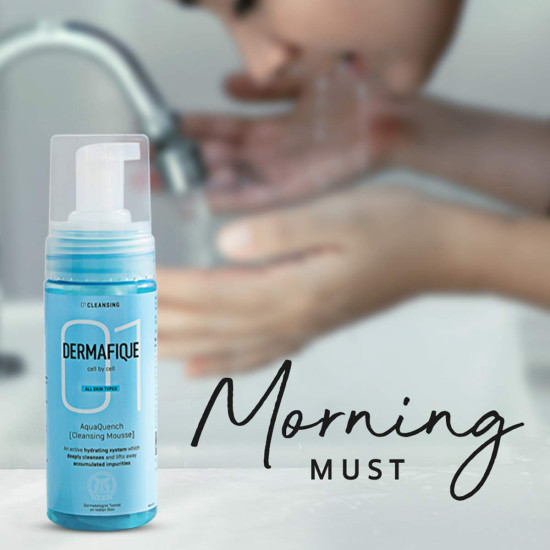 Dermafique Aquaquench Cleansing Mousse - Deep Cleansing & Hydration for Dry Skin Dermafique Aquaquench Cleansing Mousse - Deep Cleansing & Hydration for Dry Skin