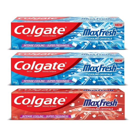 Colgate MaxFresh Anti-cavity Toothpaste - Intense Cooling & Freshness