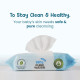 Mother Sparsh 98% Water Based Scented Wipes - Gentle Plant-Derived Fabric