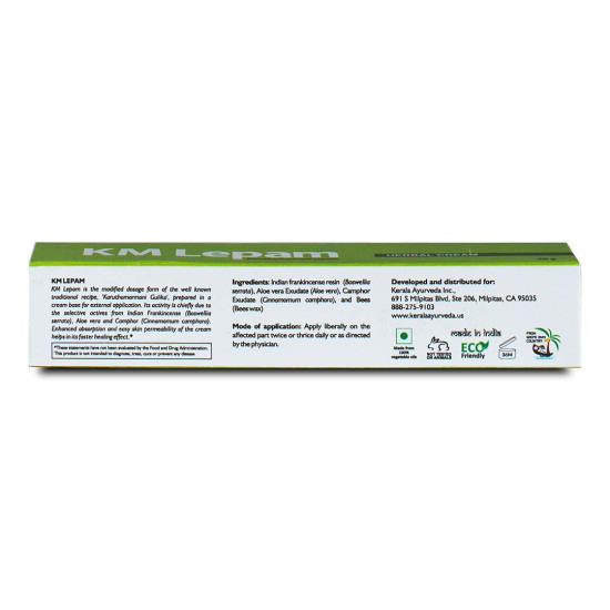 Kerala Ayurveda KM Lepam - 20g | Ayurvedic Headache Relief Balm