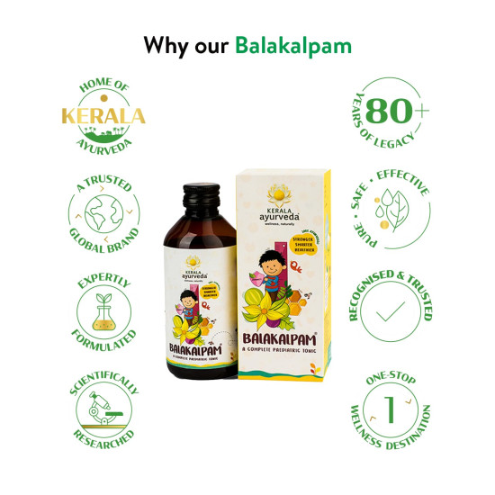 Kerala Ayurveda Balakalpam 200ml - Herbal Immunity Booster for Kids