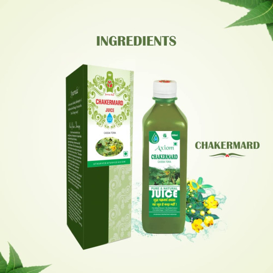 Axiom Ayurveda Chakrmard Swaras 500 ml Juice | Ayurvedic Juice | WHO-GLP,GMP Certified Product | No Added Colour | No Added Sugar