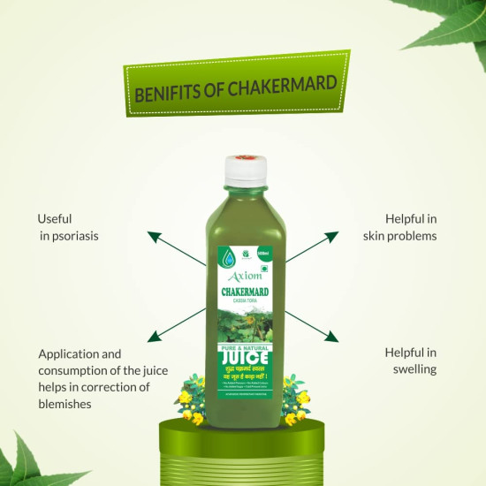 Axiom Ayurveda Chakrmard Swaras 500 ml Juice | Ayurvedic Juice | WHO-GLP,GMP Certified Product | No Added Colour | No Added Sugar