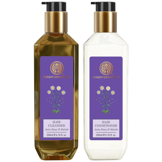 Forest Essentials Hair Cleanser, Amla, Honey and Mulethi - Nourishing Hair Care