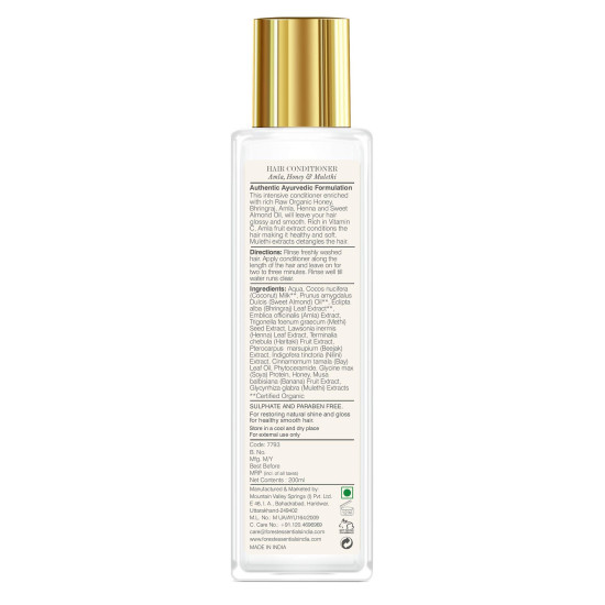 Forest Essentials Hair Cleanser, Amla, Honey and Mulethi - Nourishing Hair Care
