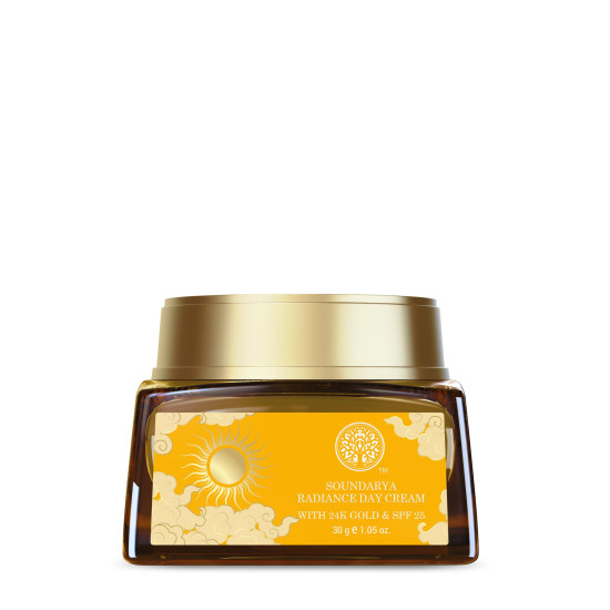 Forest Essentials Soundarya Radiance Cream with 24K Gold - Ayurvedic Anti-Aging Moisturizer