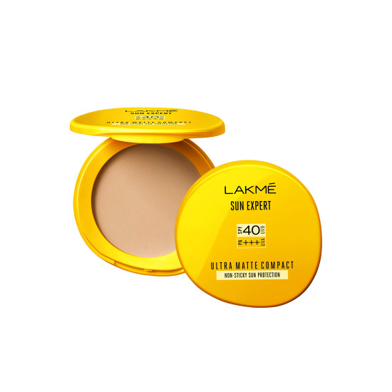 Lakmé Sun Expert Ultra Matte Compact, SPF 40 - Non-Sticky Sun Protection