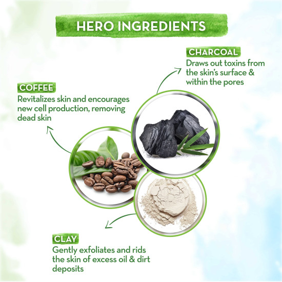 Mamaearth Charcoal Face Wash - Activated Charcoal & Coffee for Oil Control