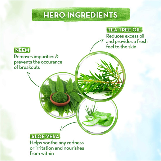 Mamaearth Tea Tree Natural Face Wash - Acne & Pimples Solution