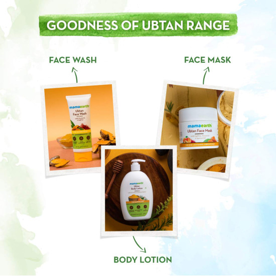 Mamaearth Ubtan Natural Face Wash - Tan Removal & Skin Brightening
