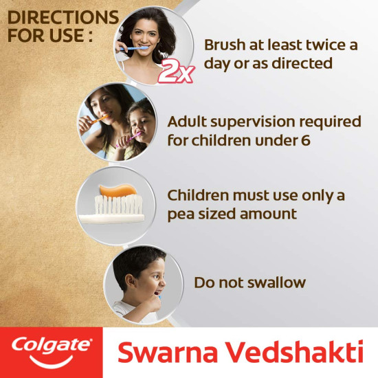 Colgate Swarna Vedshakti Toothpaste - Natural Ingredients for Complete Oral Care