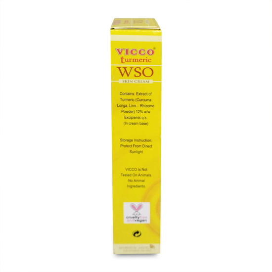 Vicco Turmeric WSO Skin Cream - Reduces Pimples & Prevents Skin Problems
