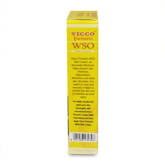 Vicco Turmeric WSO Skin Cream - Reduces Pimples & Prevents Skin Problems