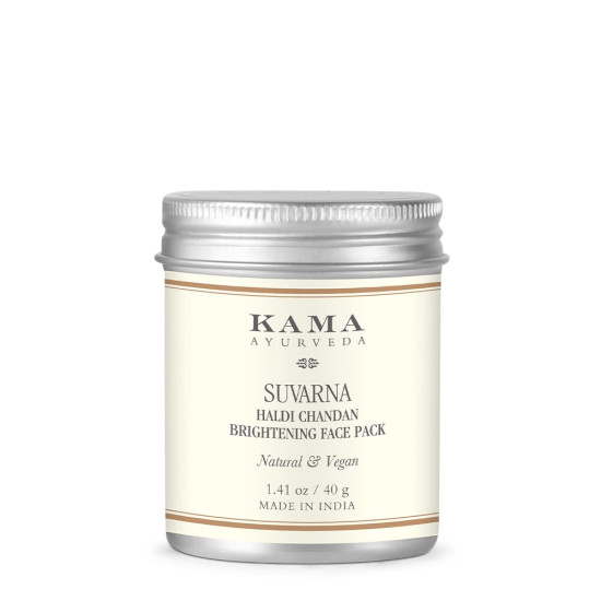 Kama Ayurveda Suvarna Haldi Chandan Brightening Face Pack - Natural Glow Enhancer