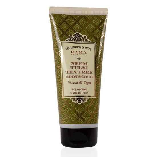 Kama Ayurveda Neem Tulsi Tea Tree Body Scrub - Refreshing Exfoliation