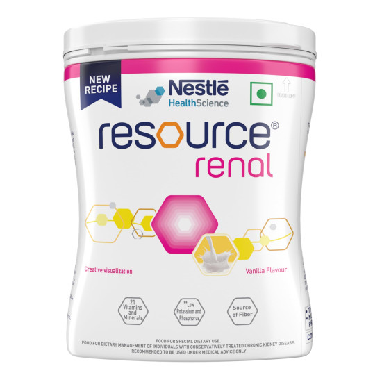 Nestle RESOURCE Renal 400G Pet Jar Pack - Vanilla Flavour
